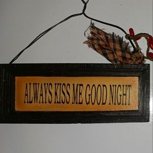 Two cute hanging signs